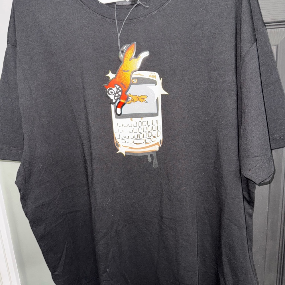 Icecream Black T Shirt with Graphic